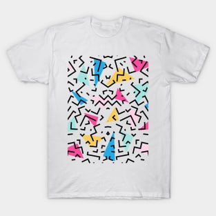 90's Dizzy Funky Colorful Pattern T-Shirt